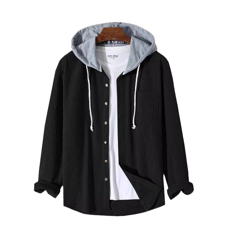 Laidback Knit Hoodie Shirt