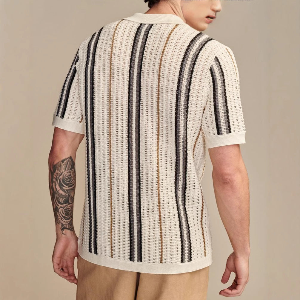 Cabana Knit Button-Up
