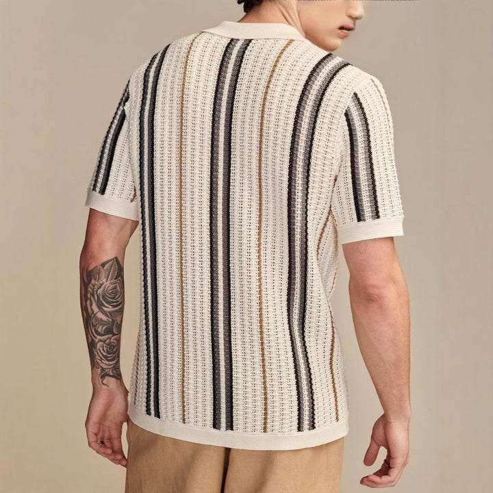 Cabana Knit Button-Up