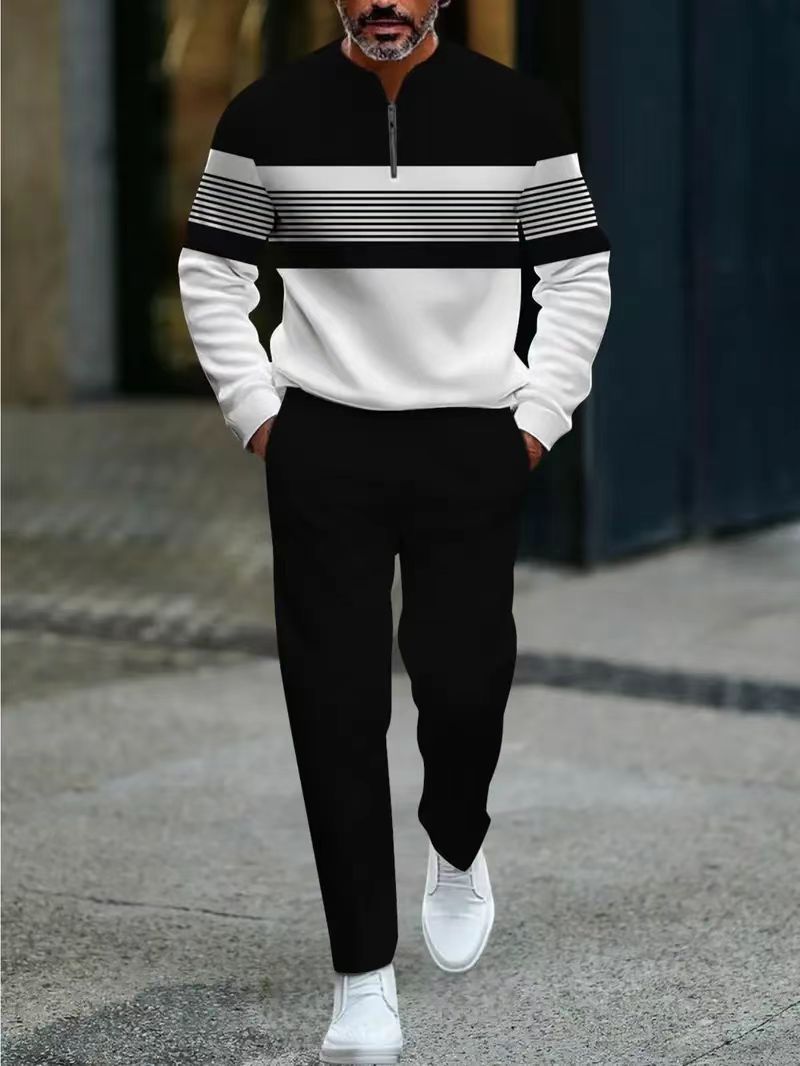 Vanguard™ Striped Quarter-Zip and Pants Set