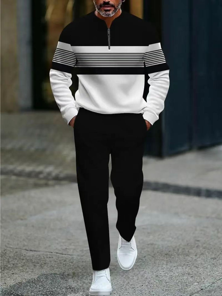 Vanguard™ Striped Quarter-Zip and Pants Set