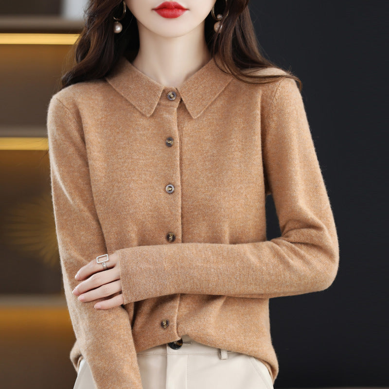 Grace Soft Knit Button-Up