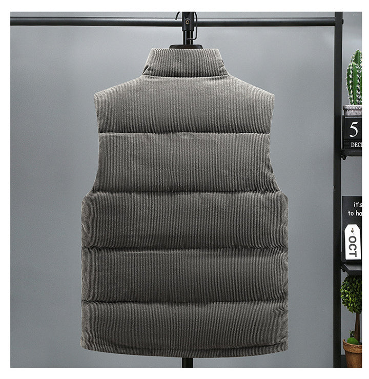 Alpine Ribbed Puffer Vest