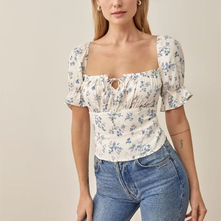 The Lillian Floral Blouse