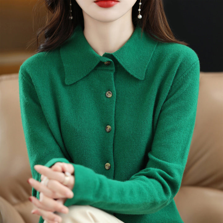 Grace Soft Knit Button-Up