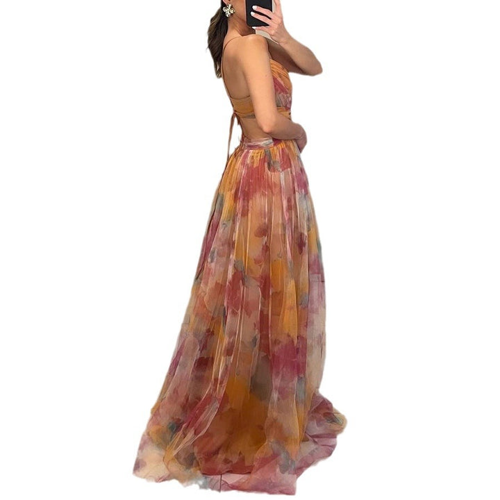 The Capri Sunset Maxi Dress
