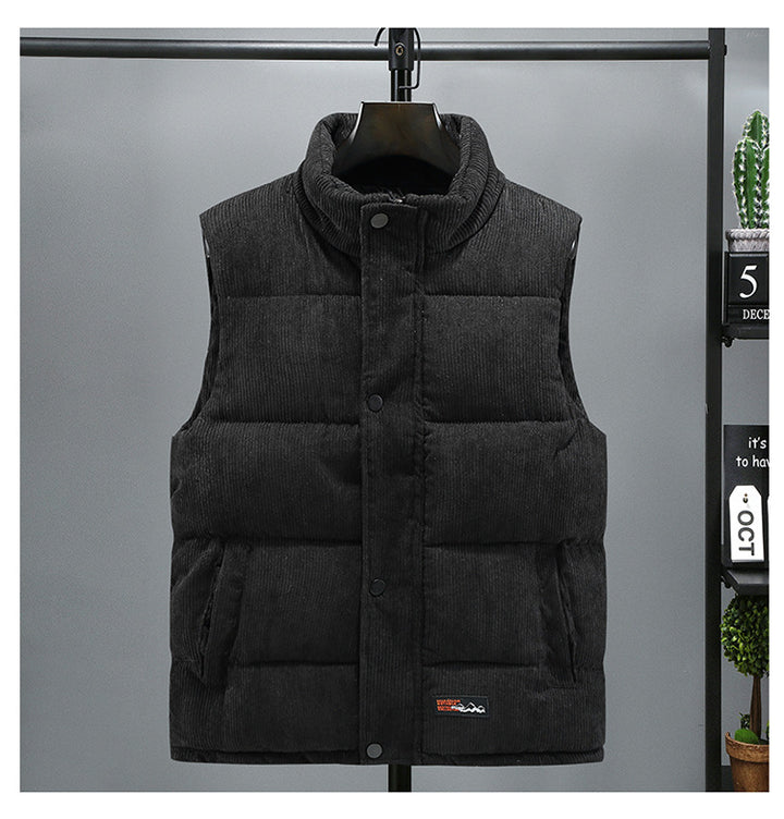 Alpine Ribbed Puffer Vest