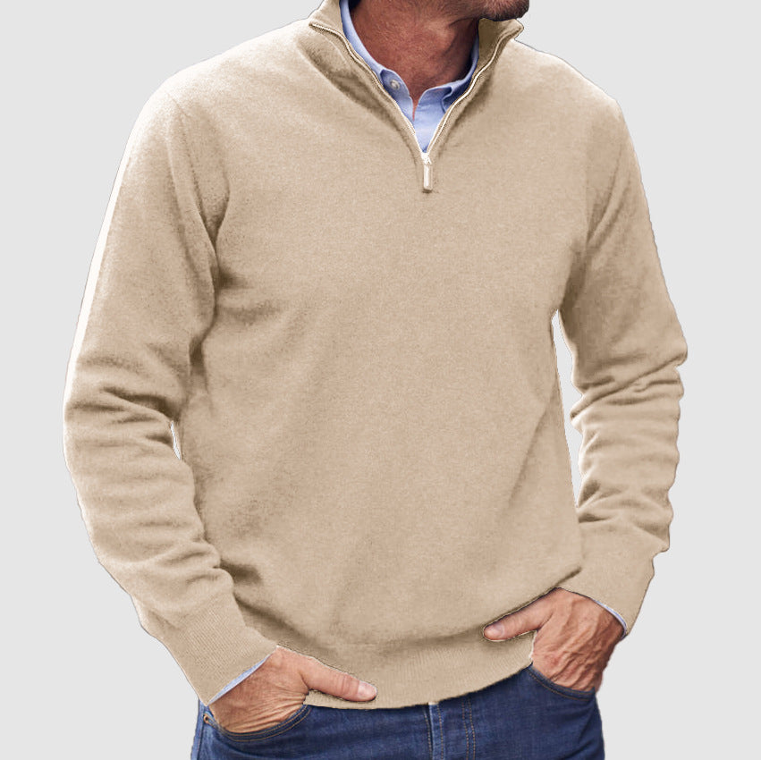 The Santoni Quarter Zip Sweater