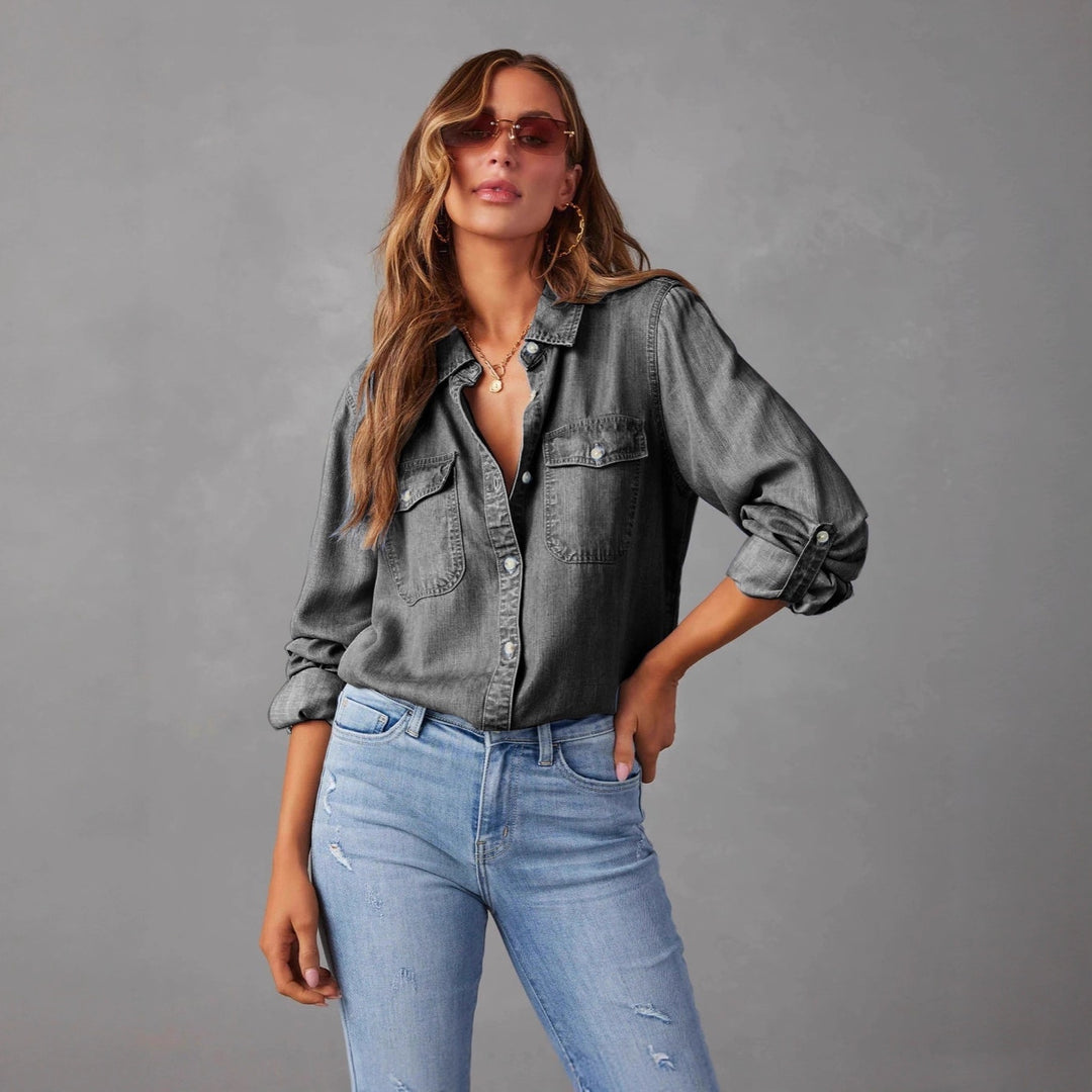Muse Denim Button-Up