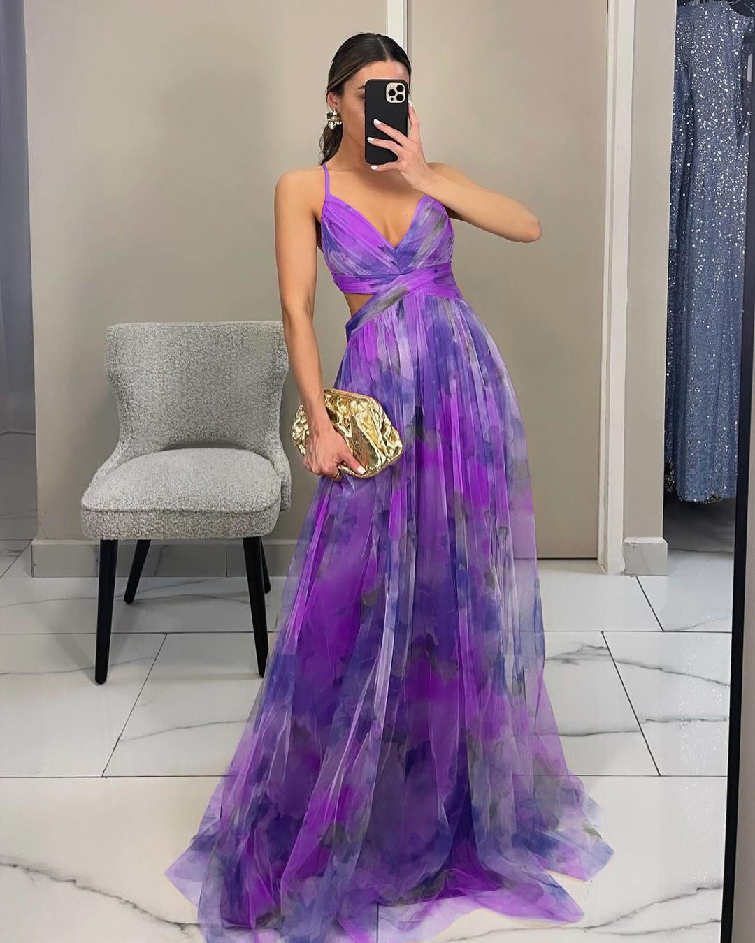 The Capri Sunset Maxi Dress