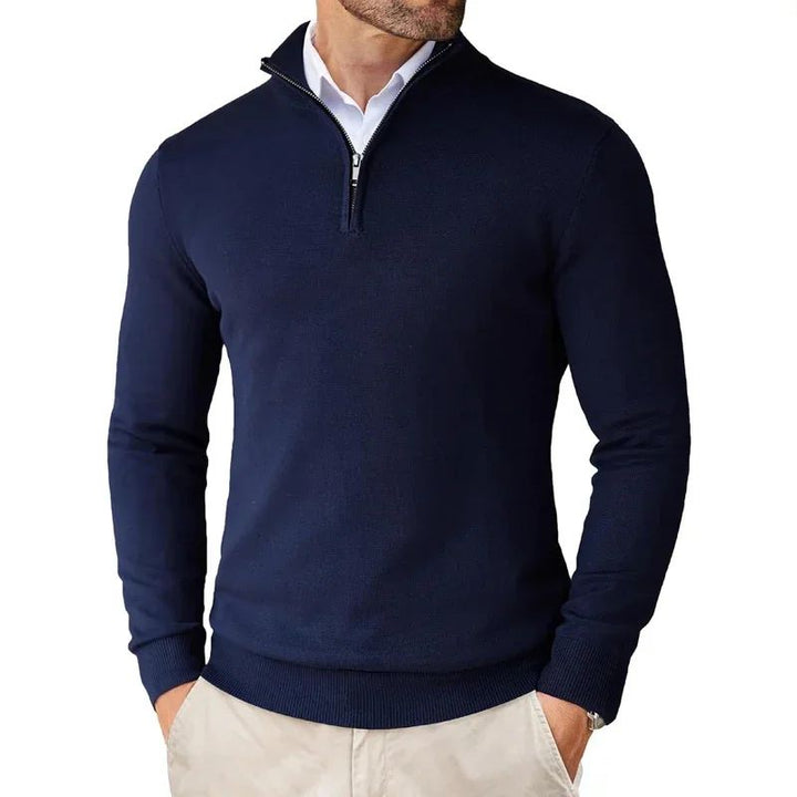The Santoni Quarter Zip Sweater