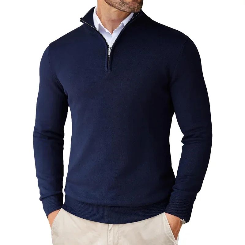 The Santoni Quarter Zip Sweater