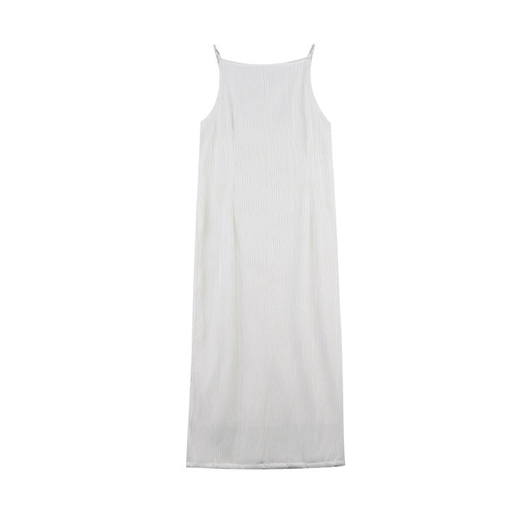 The Water Ripple Textured Cami Dress