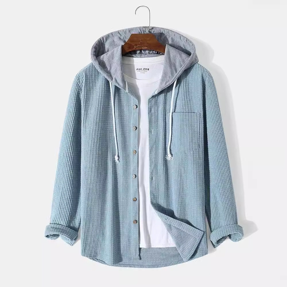Laidback Knit Hoodie Shirt
