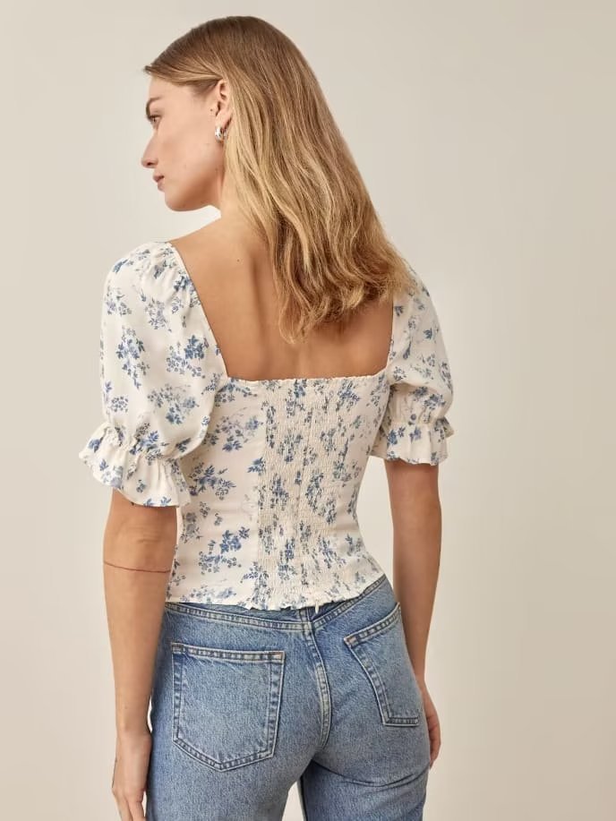 The Lillian Floral Blouse